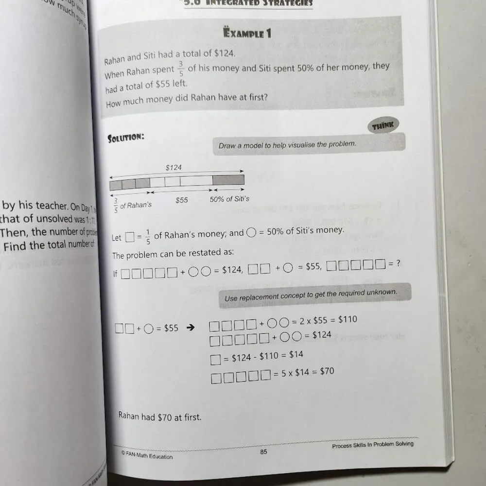 Fan Math Process Skills Level 6 Workbook Book 6th Grade Mathematics 978981072100